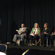 Mizell Stewart, president of the American Society of News Editors, introduces a discussion of the Kerner Commission report Tuesday at the News Leadership Conference. Panelists, from left: Paul Delaney, Charlayne Hunter-Gault, Dorothy Gilliam and Al Fitzpatrick. Richard Prince moderated. (Caroline Hendrie)